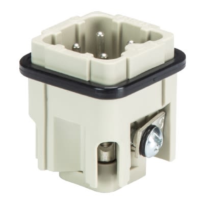 Wieland Male Insert, 10A, Male, 73 Series, 3 Contacts