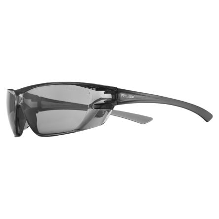 Riley Fresna Anti-Mist UV Safety Spectacles, Grey Polycarbonate Lens, Vented