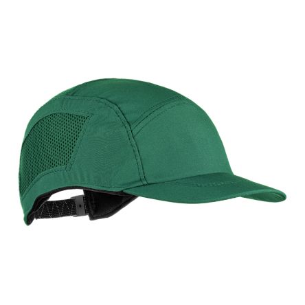 Skytec Dark Green Standard Peak Bump Cap, HDPE Protective Material