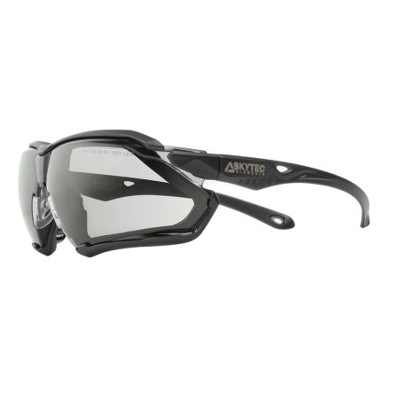 Skytec EME21 Anti-Mist UV Safety Spectacles, Grey Polycarbonate Lens