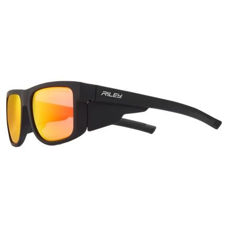 Riley Navigator Anti-Mist UV Safety Glasses, Mirror Polycarbonate Lens