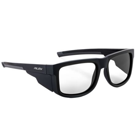 Riley Navigator Anti-Mist UV Safety Glasses, Clear Polycarbonate Lens
