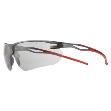Riley Ligera Anti-Mist UV Safety Spectacles, Grey Polycarbonate Lens, Vented