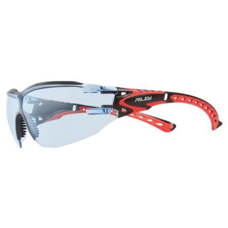 Riley Sparta Eco Anti-Mist UV Safety Glasses, Blue Polycarbonate Lens, Vented