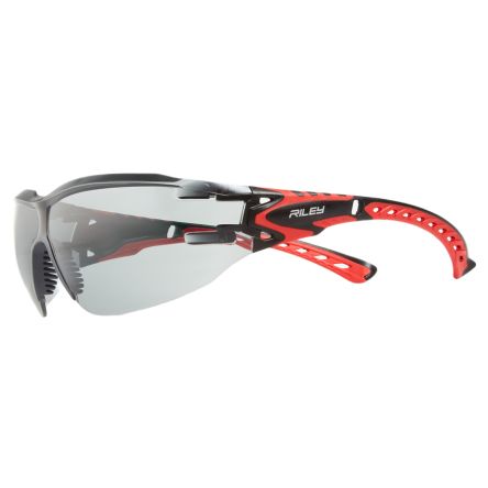 Riley Sparta Eco Anti-Mist UV Safety Glasses, Grey Polycarbonate Lens, Vented