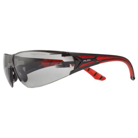 Riley Stream Anti-Mist UV Safety Spectacles, Grey Polycarbonate Lens, Vented