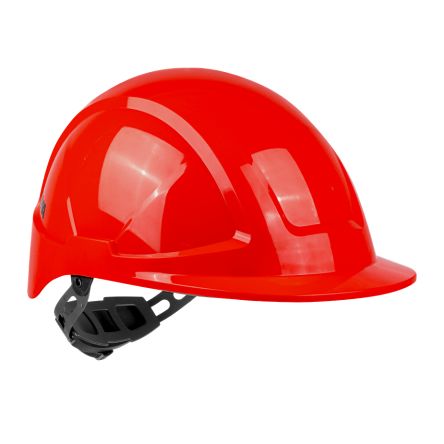 Skytec RADIUS Red Safety Helmet, Adjustable