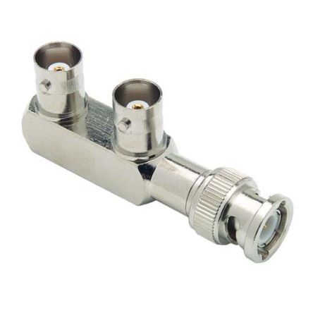 L-Com Straight Coaxial Adapter BNC Plug to BNC Socket 1GHz