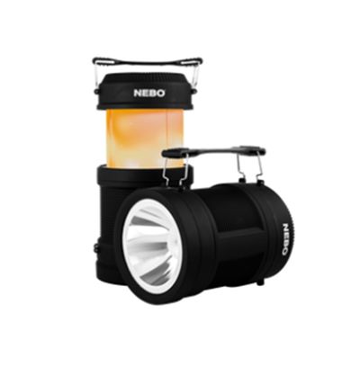 Nebo LED Hand Lamp Black - Rechargeable 500 lumens, 196 mm