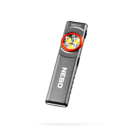 Nebo LED Pocket Torch Black - Rechargeable 250 lumens, 102.87 mm