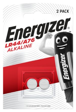 Energizer LR44 Button Battery, 1.5V, 11.6mm Diameter