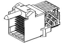 Molex 2.15mm Pitch Connector Backplane Connector, HDR, Right Angle, 10 Column, 15 Row, 150 Way, 171575