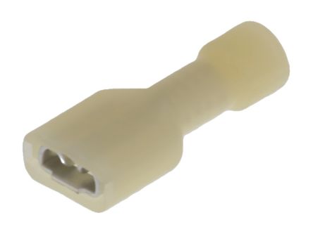 Molex 19003 Yellow Insulated Female Spade Connector, Quick Disconnect, 4.75 x 0.51mm Tab Size
