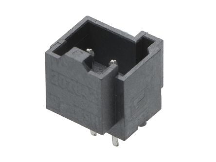 Molex 207843 Series Vertical PCB Mount PCB Header, 2 Contact(s), 2.5mm Pitch, 1 Row(s), Shrouded