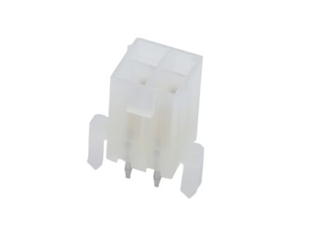 Molex 5566 Series Vertical PCB Mount PCB Header, 4 Contact(s), 4.2mm Pitch, 2 Row(s), Shrouded