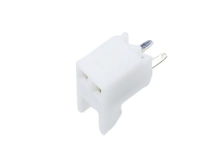 Molex 4455 Series Vertical PCB Mount PCB Header, 2 Contact(s), 2.54mm Pitch, 1 Row(s), Shrouded