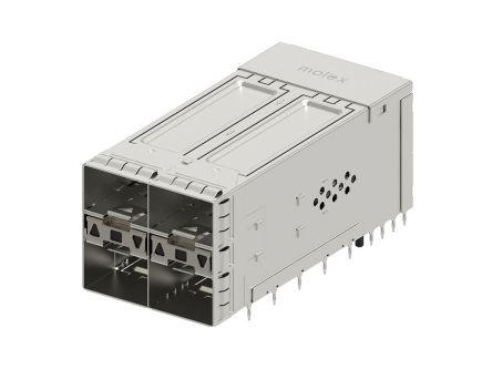 Molex zSFP+ I/O Connector Receptacle 4-Port 80-Position, 171224-2015