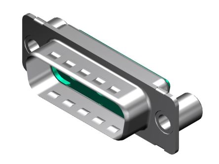 FCT from Molex 1731 Series Steel D Sub Backshell, 3 Way