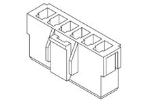 Molex, 35156 Female Connector Housing, 3.96mm Pitch, 2 Way, 1 Row