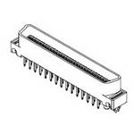 Molex Vertical Surface Mount PCB Header Pin, 68 Contact(s), 1.27mm Pitch, Shrouded