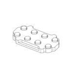 Molex 105402 Series Panel Mount PCB Socket, 8-Contact, 2-Row, 3mm Pitch, Solder Termination