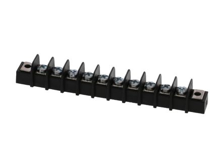 Molex Barrier Strip, 10 Contact, 9.53mm Pitch, 1 Row, 15A, 300 V