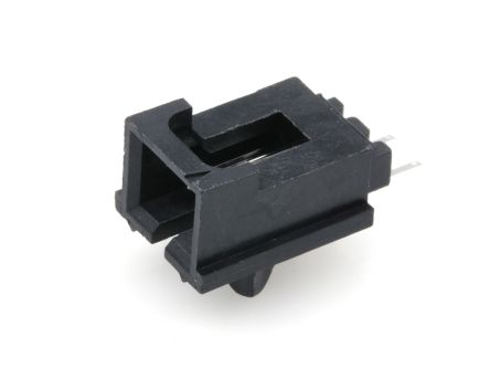 Molex 70634 Series Right Angle PCB Mount PCB Header, 2 Contact(s), 2.54mm Pitch, 1 Row(s), Shrouded