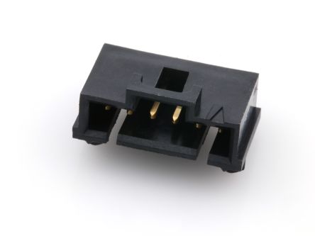 Molex 70634 Series Right Angle PCB Mount PCB Header, 6 Contact(s), 2.54mm Pitch, 1 Row(s), Shrouded