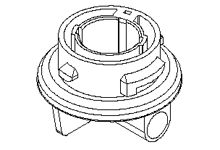 Molex, 35843 Connector Housing Socket Grey 2 Way, Through Hole Termination 35843-1205