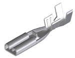 Molex 35097 Silver Uninsulated Female Spade Connector, Quick Disconnect