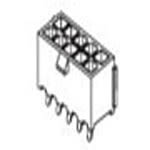 Molex 5569 Series Right Angle PCB Mount PCB Header, 18 Contact(s), 4.2mm Pitch, 2 Row(s), Shrouded