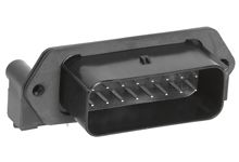 Molex, 19427 Header HDR Black PCB Mount 16 Way, Through Hole Termination 19427-0049