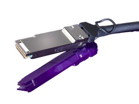 Molex 1110, 500mm QSFP+ to Male QSFP+ Male, Shielded Shielded, Terminated