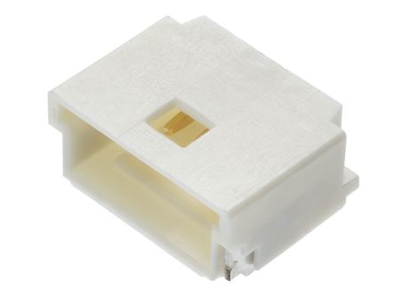 Molex 202396 Series Right Angle Surface Mount PCB Header, 2 Contact(s), 1mm Pitch, 1 Row(s), Shrouded