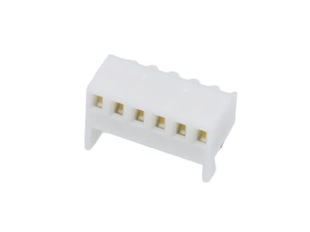 Molex 4455 Series Right Angled Through Hole PCB Header, 6 Contact(s), 2.54mm Pitch, 1 Row(s), Shrouded