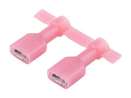Molex 19003 Pink Insulated Female Spade Connector, Quick Disconnect, 4.75 x 0.81mm Tab Size