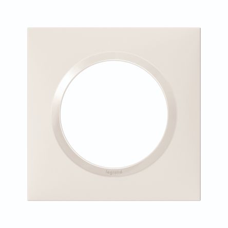 Legrand White 1 Gang Cover Plate Plastic Faceplates & Mounting Plates