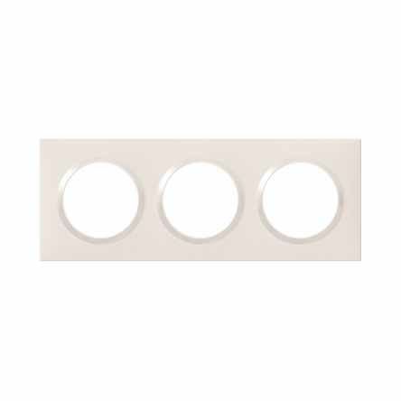 Legrand White 3 Gang Cover Plate Plastic Faceplates & Mounting Plates