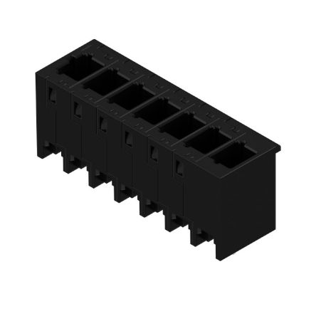 Weidmüller 8000072450 Series Straight Plug-In PCB Socket, 7-Contact, 1-Row, 5mm Pitch, Push In Termination