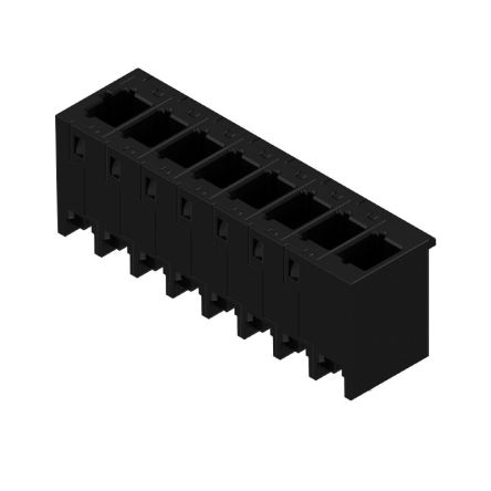 Weidmüller 8000072453 Series Straight Plug-In PCB Socket, 8-Contact, 1-Row, 5mm Pitch, Solder Termination