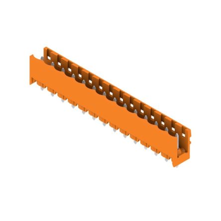 Weidmüller 1146590000 Series Straight Plug-In PCB Socket, 14-Contact, 1-Row, 5.08mm Pitch, Push In Termination