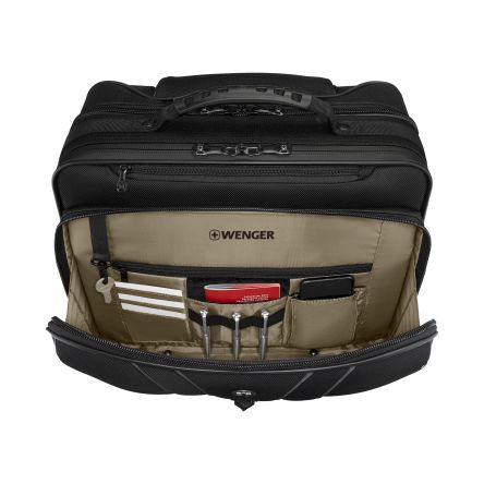 Wenger Legacy Black 15.6in Laptop Laptop Bag, Black