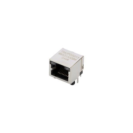 Taoglas TMJPD561188AG1A5DB6 Series Female Ethernet Connector, Through Hole, Cat5e Right Angle 1 Port 1 -Way
