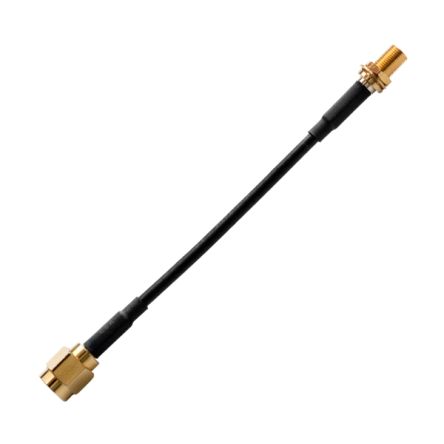 Taoglas CAB.0102 Series Female SMA to Male SMA, 100mm, RG174 Coaxial, Unterminated