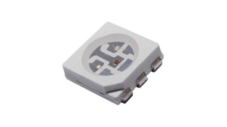 RND 3.2 V RGB LED PLCC 6 Through Hole, 135-00253