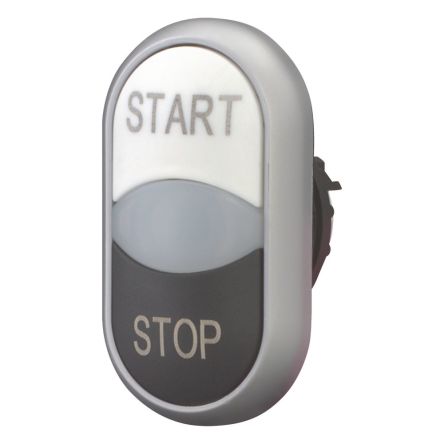 Eaton RMQ Titan M22 Series Black, White Momentary Push Button, 22mm Cutout, IP66