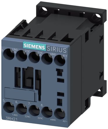 Siemens 3RH2 3RH2 Leistungsschütz 2 Schließer + 2 Öffner, 690 V Ac / 10 A