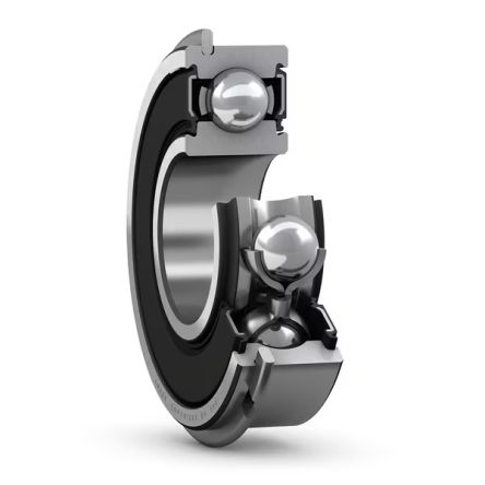SKF 6205-2RSHNR Single Row Deep Groove Ball Bearing- Both Sides Sealed 25mm I.D, 52mm O.D