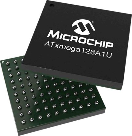 Microchip Mikrocontroller ATxmega128A1U AVR 8bit SMD 128 KB CBGA 100-Pin 32MHz 8 KB RAM USB