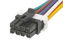 Molex 6 Way Female Micro-Fit TPA To 6 Way Female Micro-Fit TPA Wire To Board Cable, 300mm